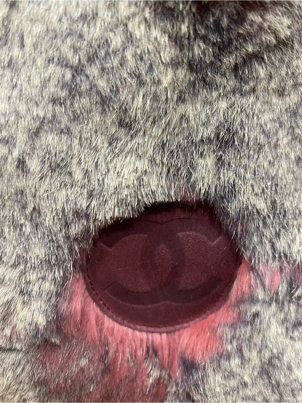 Rare CHANEL Lapin Rabbit Fur Tote